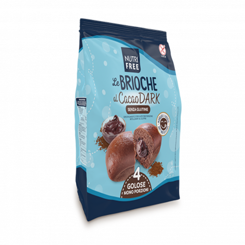 NutriFree Le Brioche al Cacao Dark 200g (50gx4) Senza Glutine