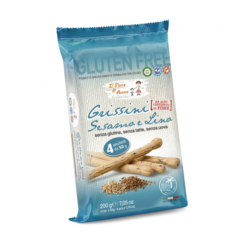 BREAD BY ANNA Grissini Sesame and Linen 200g Gluten Free
