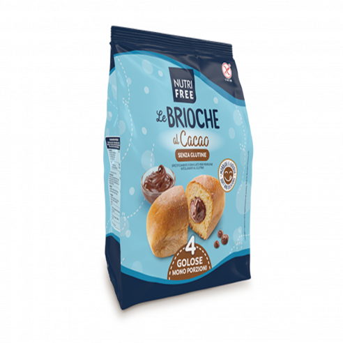 NutriFree Le Brioche al Cacao 200g (50gx4) Senza Glutine