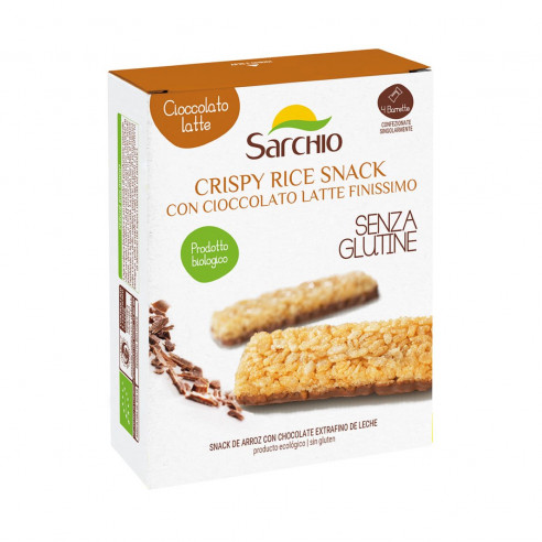 Sarchio Crispy Rice Snack, 80g Gluten Free