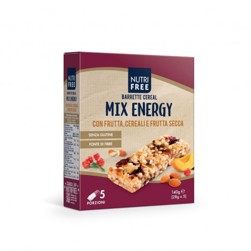 nutrifree Mix Energy 140g (28gx5) bars Gluten Free