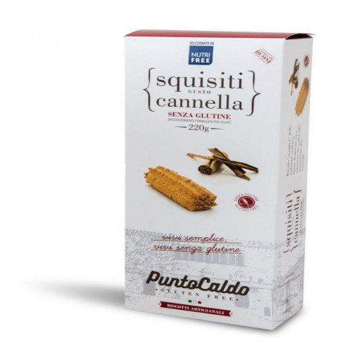 NutriFree PuntoCaldo Squisiti Gusto Cannella 220g Senza Glutine