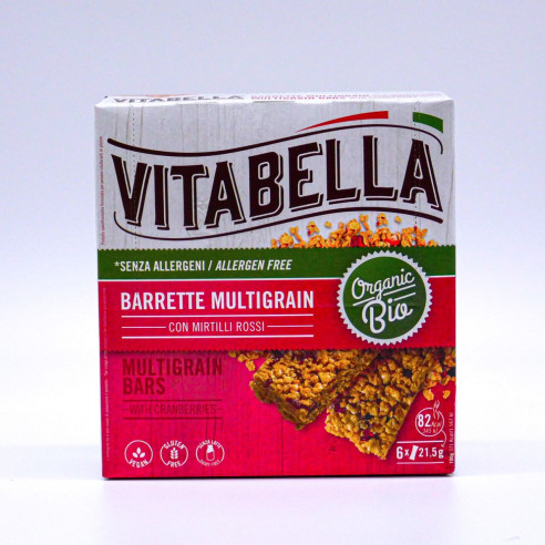 Vitabella Multigrain Bars with Red Blueberries, 129g (6x21.5g)