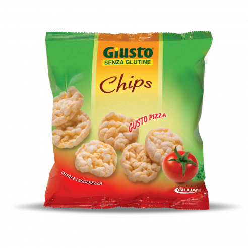 GIUSTO GIULIANI Chips Geschmack Pizza 30g Glutenfrei