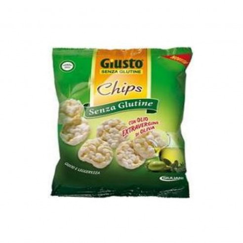 GIUSTO GIULIANI Chips con Olio Extravergine di Oliva 30g Senza