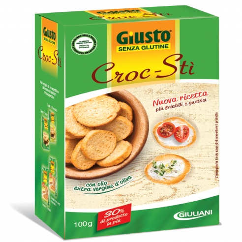 GIUSTO GIULIANI Croc-sti 100g Gluten Free