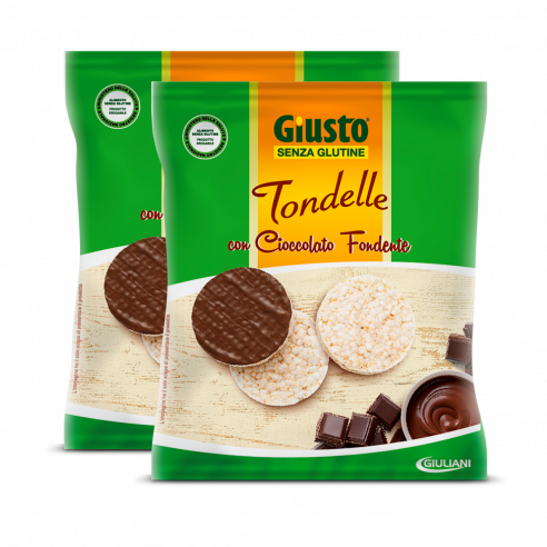 GIUSTO GIULIANI Tondelle with Dark Chocolate 60g Gluten Free