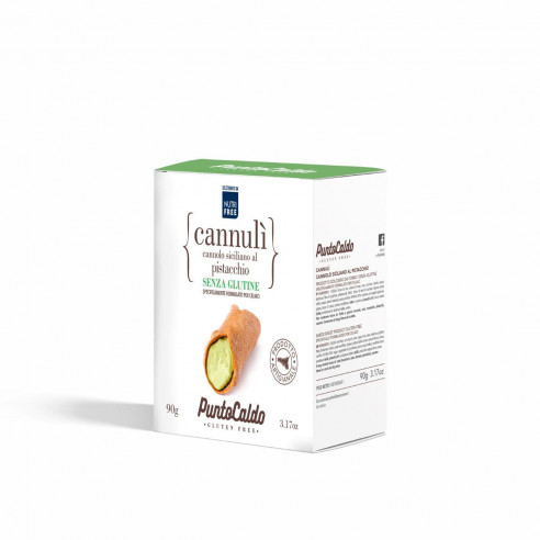 NutriFree PuntoCaldo Cannulì al Pistacchio 90g Senza Glutine