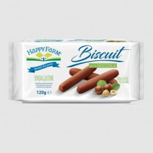 Happy Farm Hazelnut Biscuit,120g Gluten Free