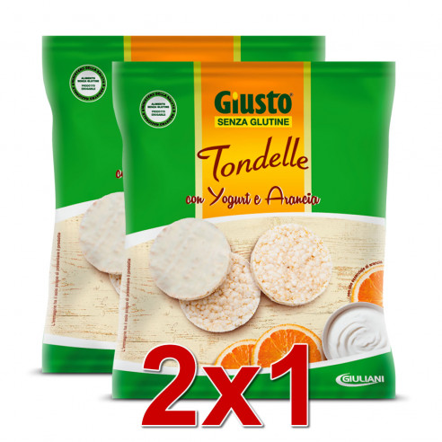 GIUSTO GIULIANI Tondelle with Yogurt and Orange 60g PROMO 2X1