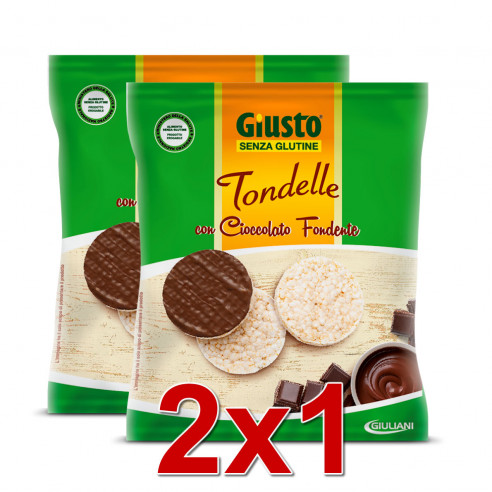 GIUSTO GIULIANI Tondelle with Dark Chocolate 60g PROMO 2X1