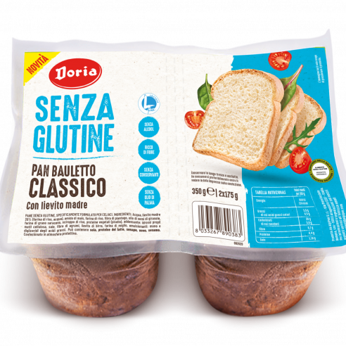 Doria Pan Bauletto Classico 350g Gluten Free
