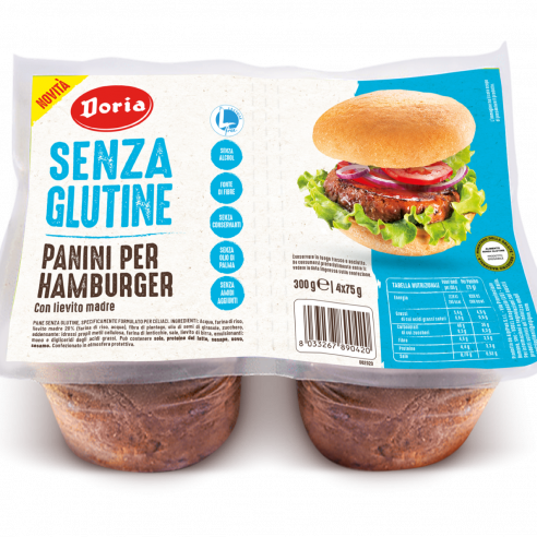 Doria Panini per Hamburger 300g Senza Glutine