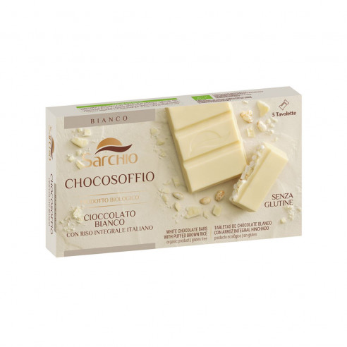 Sarchio Chocosoffio Cioccolato Bianco 75g (3x25g) Senza Glutine