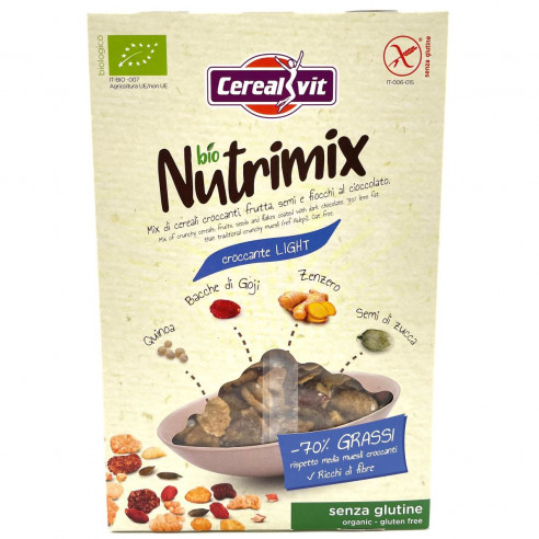 Cerealvit Bio Nutrimix Crunchy Light 250g Gluten Free