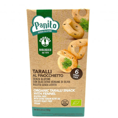 Probios Taralli with Fennel 180g (6x30g) Gluten Free