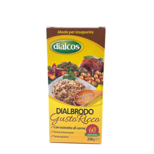 Dialcos Dialbrodo Rich Taste 250g Gluten Free