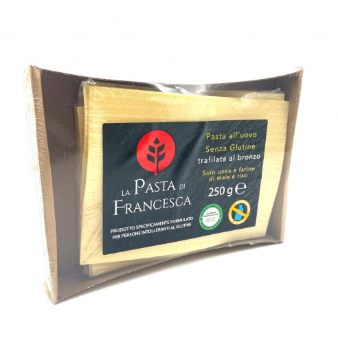 La pasta di Francesca Lasagna all' Uovo 250g Senza Glutine