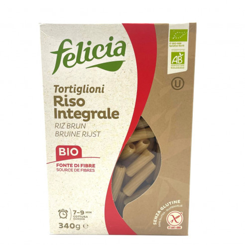 Felicia Tortiglioni di Riso Integrale 340g Senza Glutine