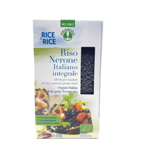 Probios Italienischer Vollkorn-Nerone-Reis 500g Glutenfrei