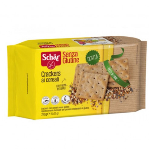 Schar Crackers ai Cereali, 210g (6x35g) Senza Glutine