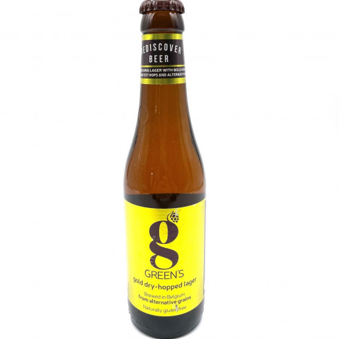 Green's Gold Dry-Hopped Lager 330ml Senza Glutine