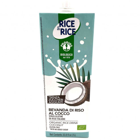 Probios Coconut Rice Drink 1L Gluten Free