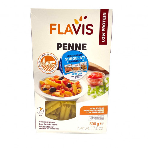 FLAVIS Penne Aproteiche 500g Senza Glutine