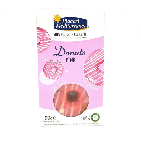 Piaceri Mediterranei Donuts Pink 90g Senza Glutine