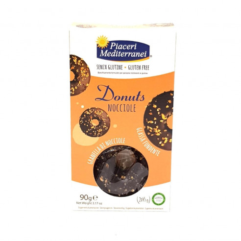 Piaceri Mediterranei Donuts Nocciole 90g Senza Glutine