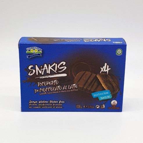 Happy Farm Snakis covered with Milk Chocolate 4x26g Without
