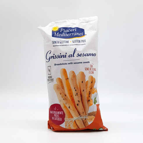 Piaceri Mediterranei Sesame Breadsticks 160g Gluten Free