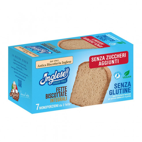 Inglese Fette Biscottate Integrali Senza Glutine 200g Senza