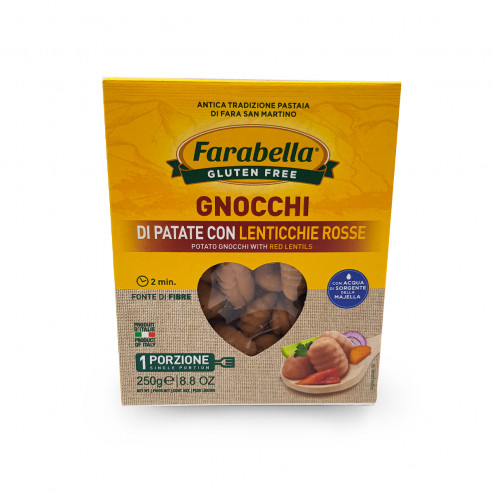 Farabella Kartoffelgnocchi mit roten Linsen glutenfrei 250g