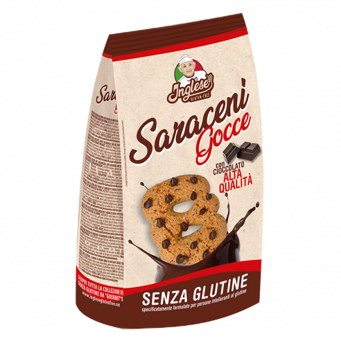 Inglese Saracen Biscuits with Chocolate Drops Gluten Free 300g