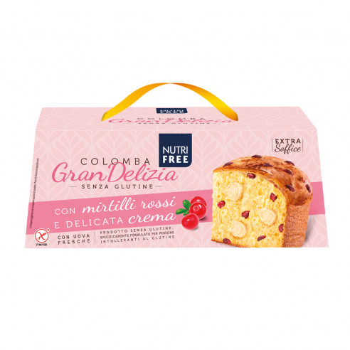 NutriFree Colomba Gran Delizia with Cranberries and Gluten Free