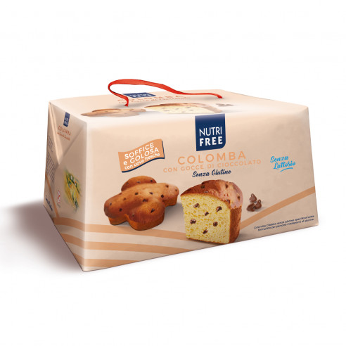 NutriFree Colomba Gluten Free with Chocolate Drops 550g Gluten