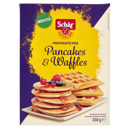 SCHAR Preparato per Pancakes & Waffels senza glutine 350g Senza