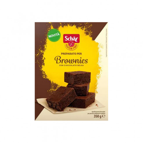 SCHAR Preparato per Brownies senza glutine 350g Senza Glutine