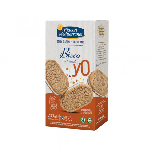 PIACERI MEDITERRANEI Bisco YO with 5 Cereals 200g Gluten Free