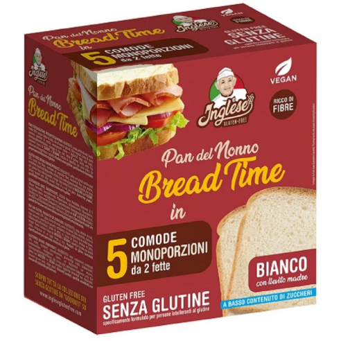 INGLESE Pan del Nonno Bread Time 5 monoporzioni 250g Senza