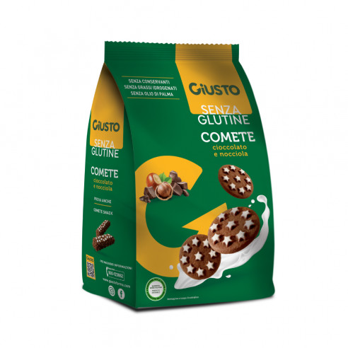 GIUSTO GIULIANI Comets Biscuits chocolate and hazelnut 200g