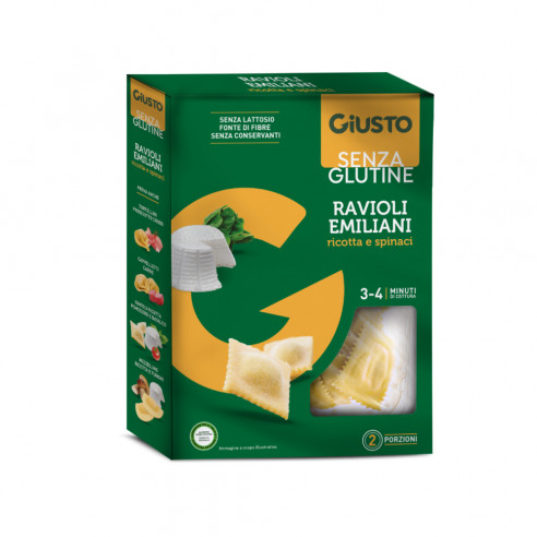 GIUSTO GIULIANI Ravioli mit Ricotta und Spinat 250g