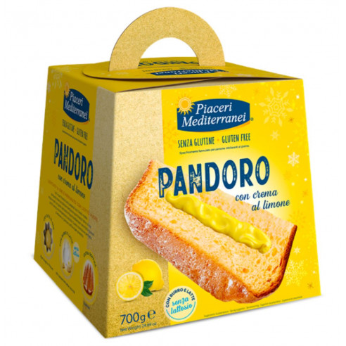 PIACERI MEDITERRANEI Pandoro with Lemon Cream 700g