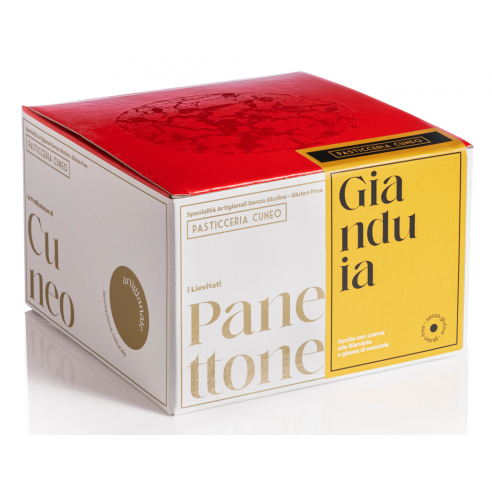 PASTICCERIA CUNEO Panettone with gianduia cream filling 600g