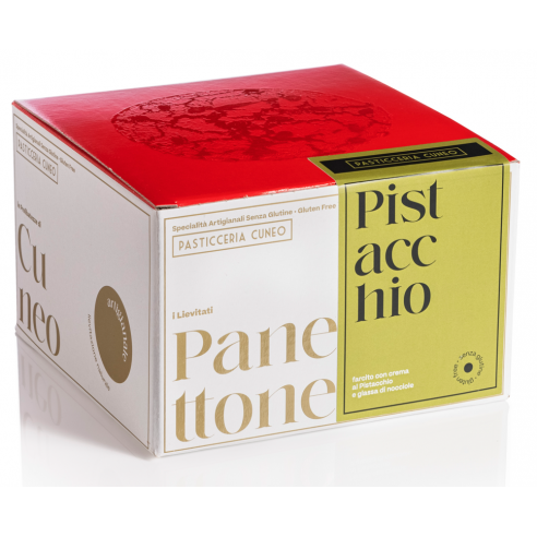 PASTICCERIA CUNEO Panettone mit Pistaziencremefüllung 600g