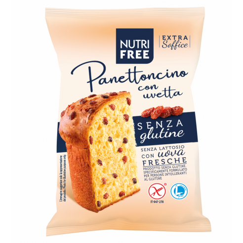 Nutrifree Panettoncino with raisins 100g Gluten Free