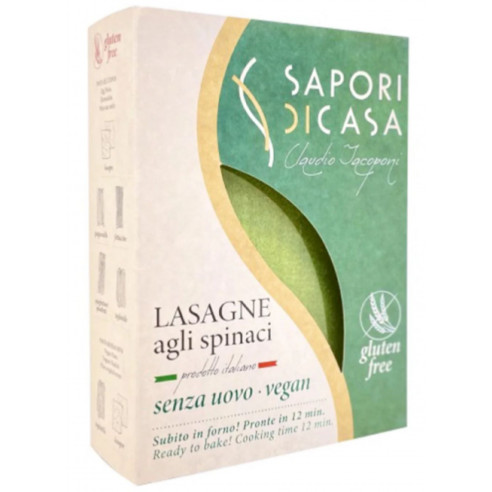 SAPORI DI CASA Lasagne agli spinaci 200g Senza Glutine