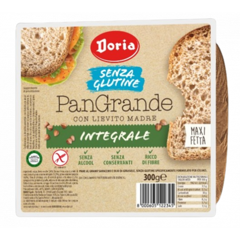 Doria PanGrande with sourdough, wholemeal 300g Gluten Free