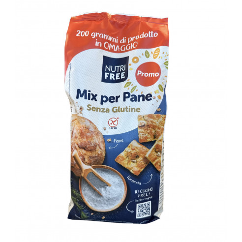 NutriFree Mix per Pane Offerta 1kg + 25% prodotto in più